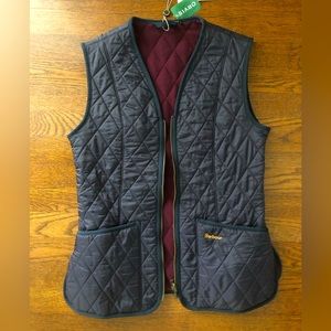 Barbour Betty Fleece Liner, navy, size 4